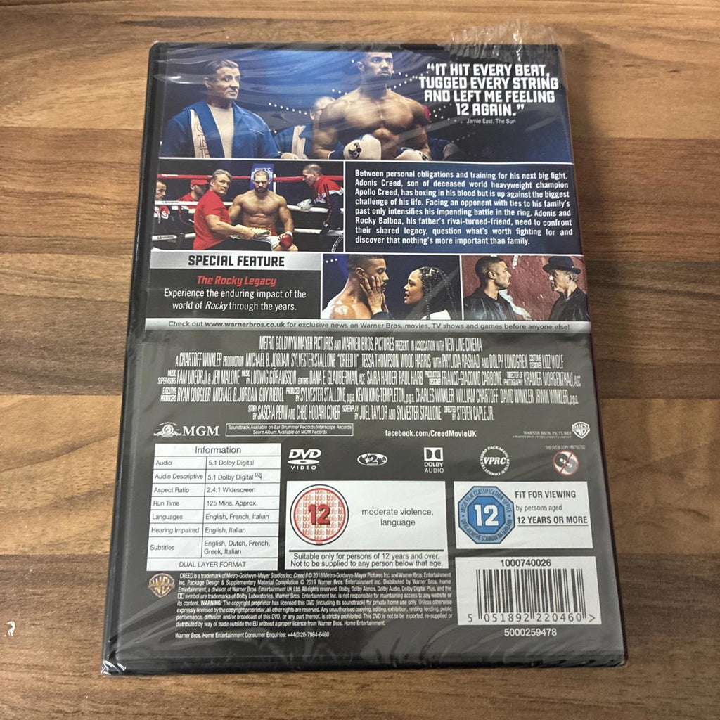 Creed II DVD (2019) Michael B. Jordan, Caple Jr. (DIR) cert 12 Amazing Value