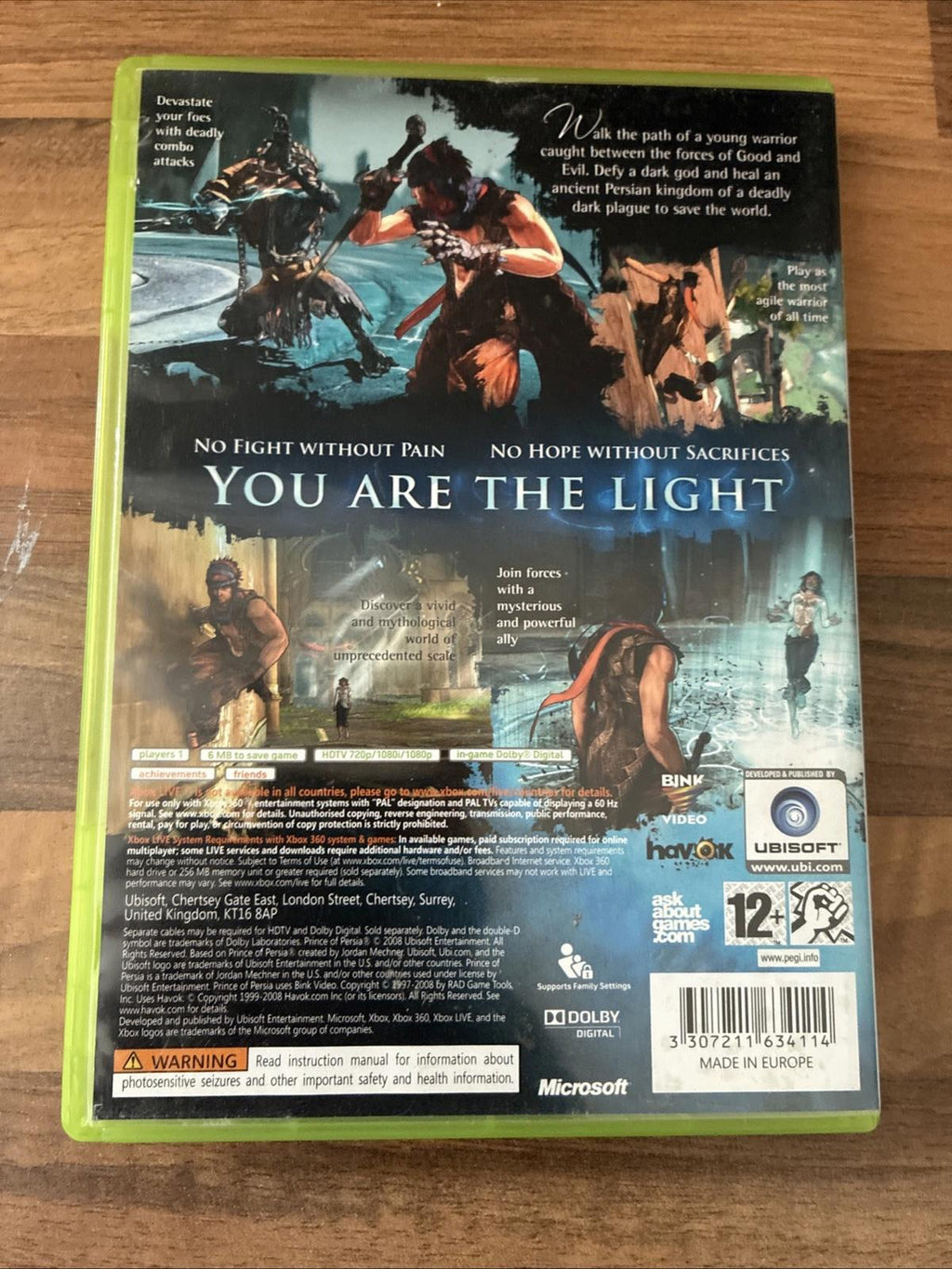 Prince of Persia (Xbox 360) Timeless Action Adventure – Complete Disc Mint