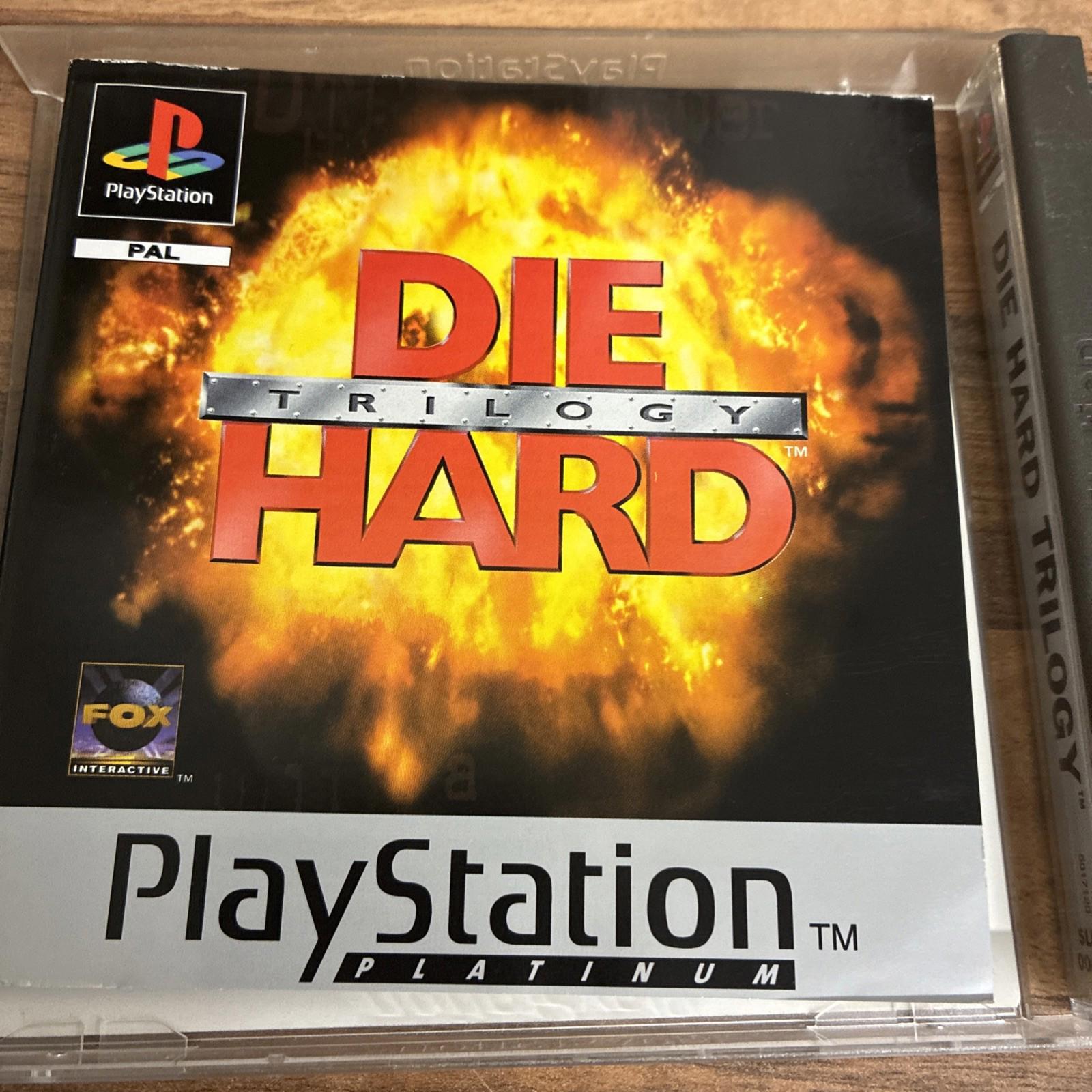 Die Hard Trilogy PlayStation 1 PS1 Game PAL Complete with Manual