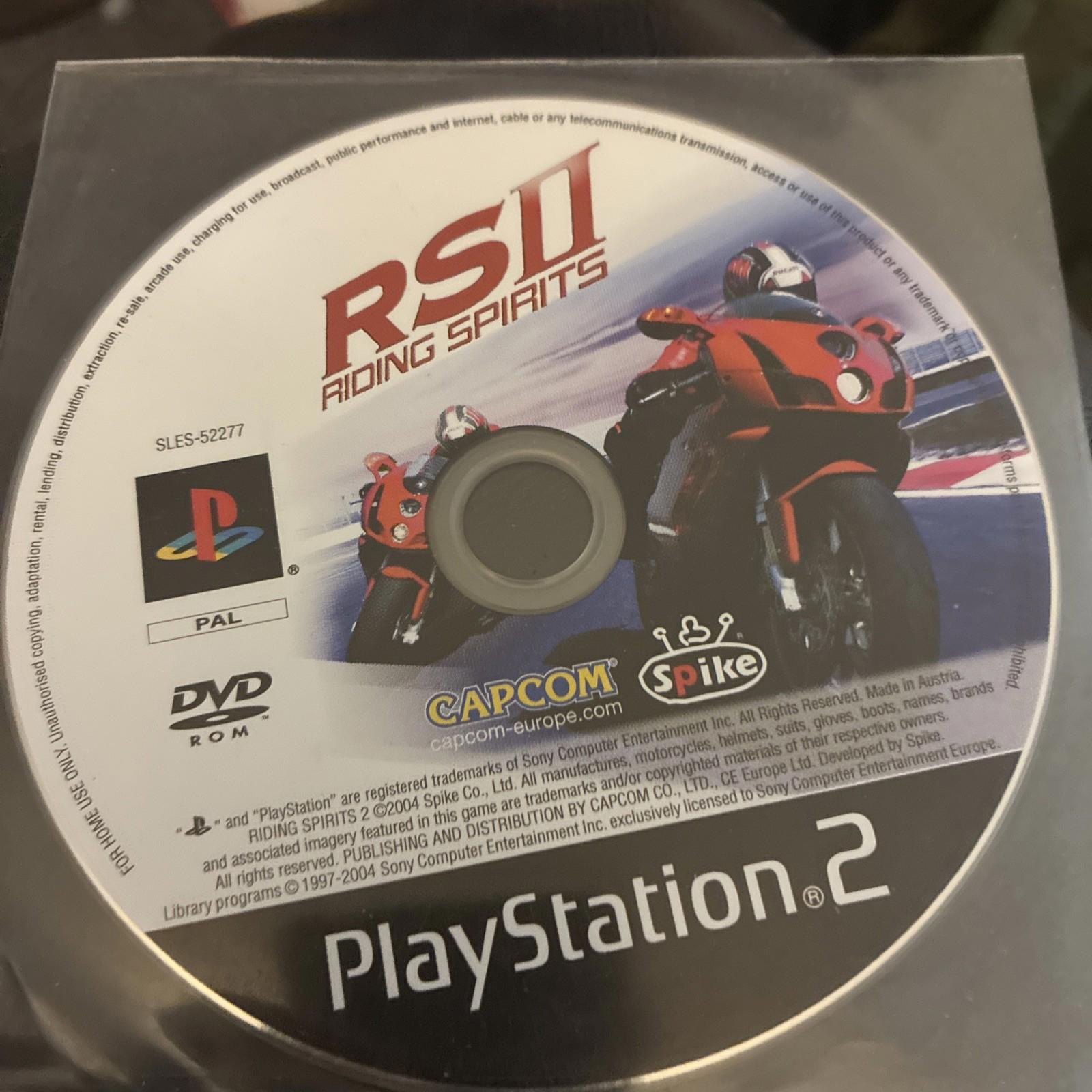 Riding Spirits RS II for Playstation 2 Disc Only