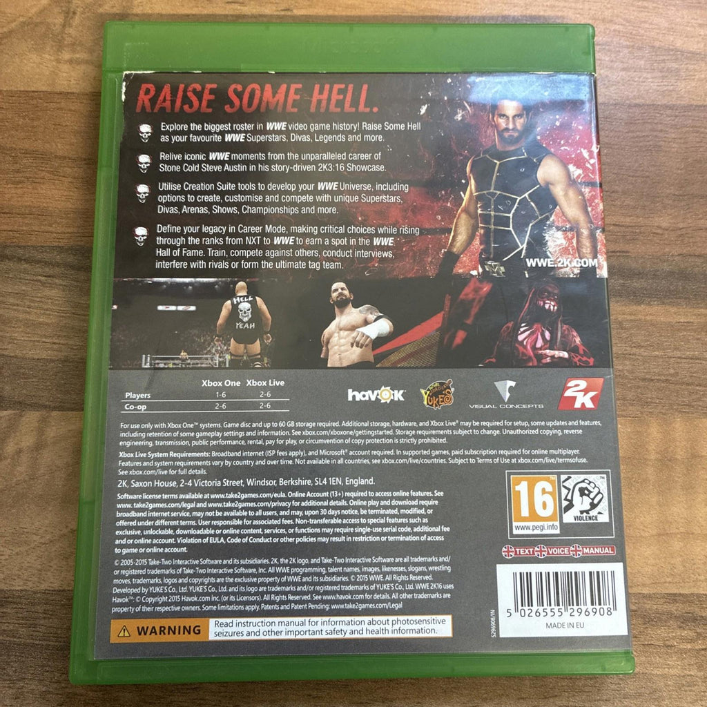 xbox One W2K16 No Manual