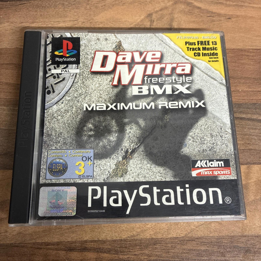 Dave Mirra Freestyle BMX: Remix | PlayStation PS1 Black Label - VGC & Complete
