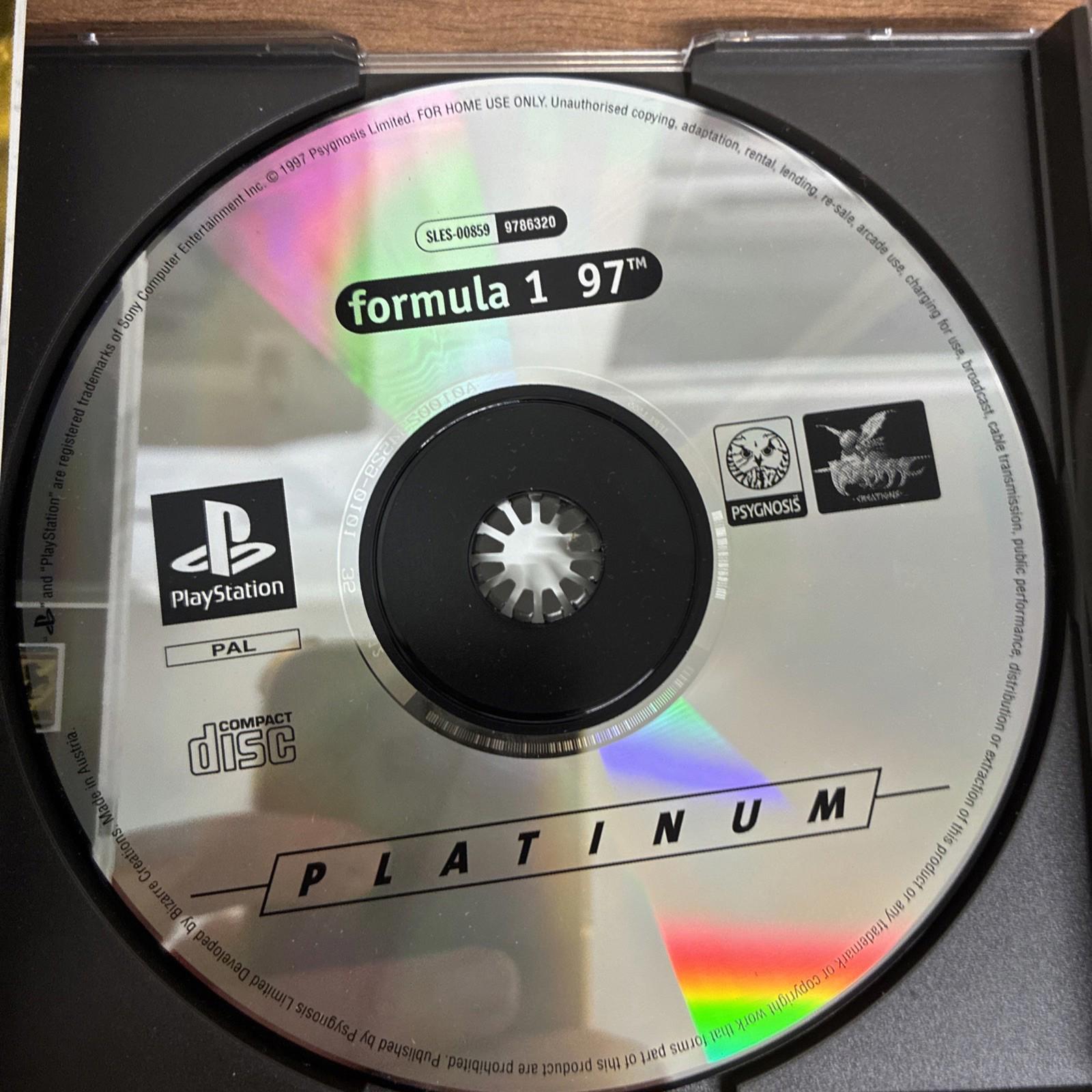 Formula 1 97 - Sony PlayStation 1 PS1 Game Complete With Manual