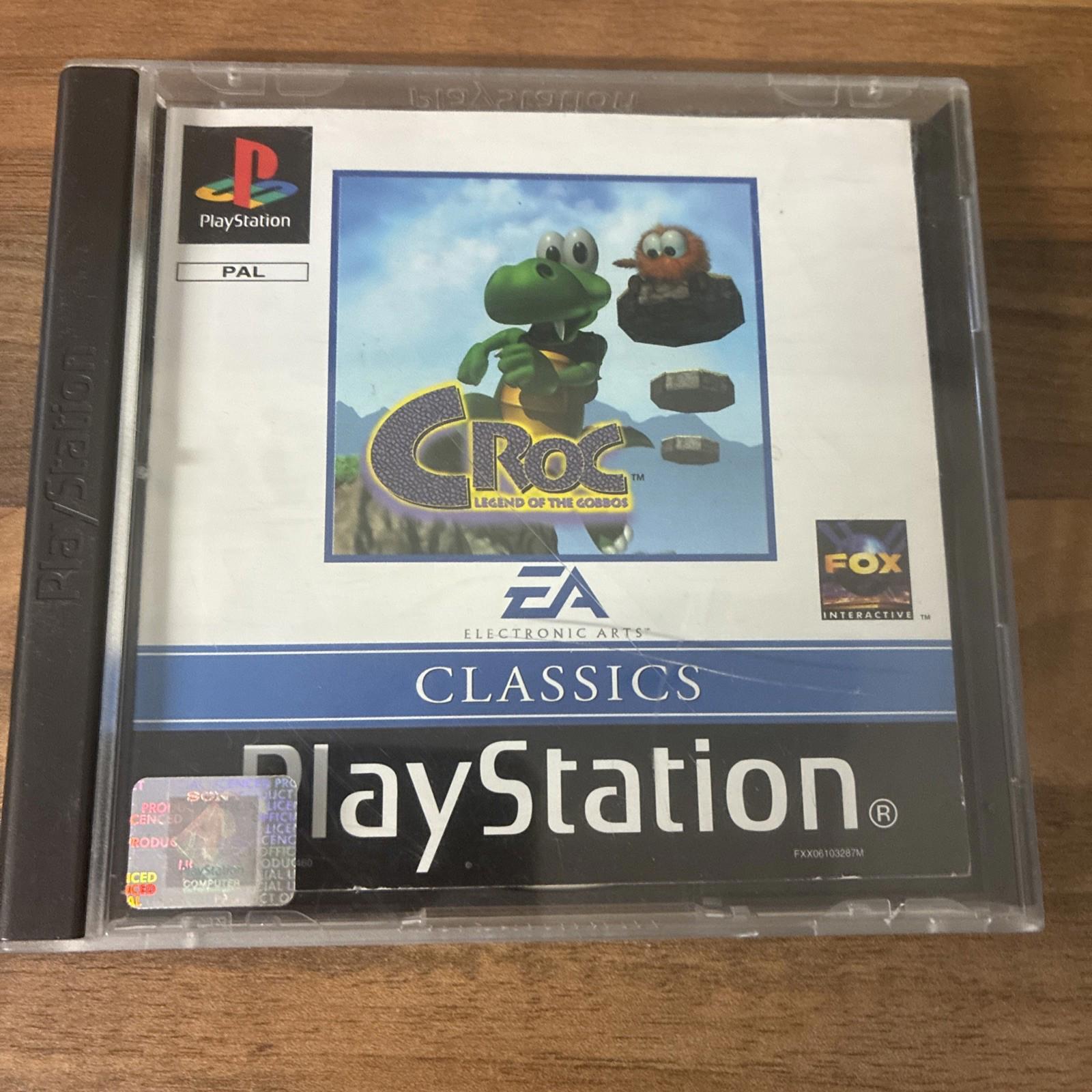 Croc: Legend of the Gobbos (Sony PS1, 1997) DISC & Manual ONLY - TESTED -