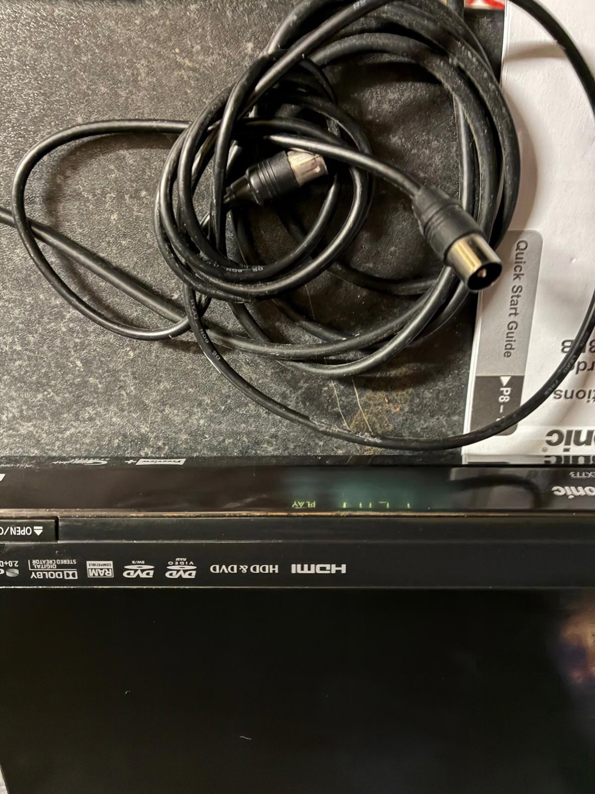 Panasonic DMR-EX773 Freeview DVD Recorder 160GB with Remote Black TESTED