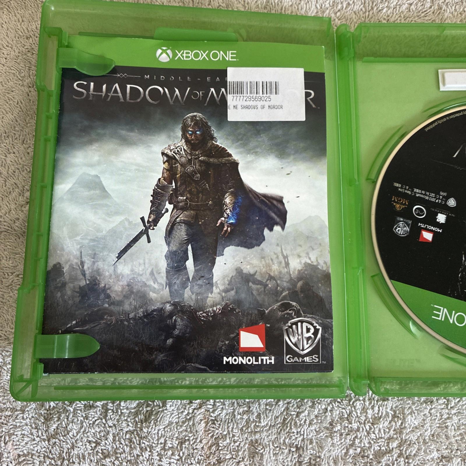 Middle-earth: Shadow of War - Xbox One - manual, Disc And Case But No Cover