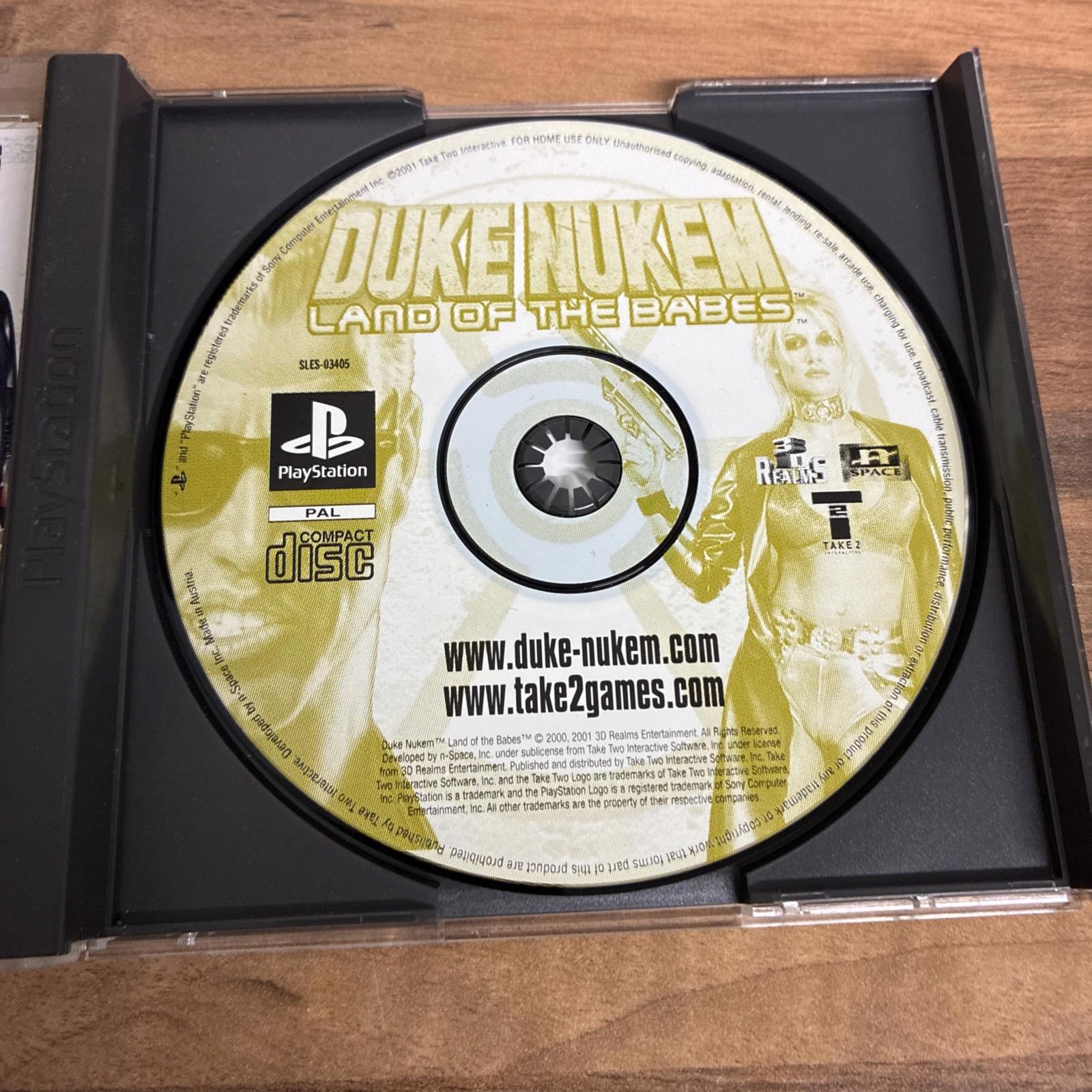 Duke Nukem Land of the Babes PS1 (COMPLETE) Sony PlayStation PAL PAL Near Mint!