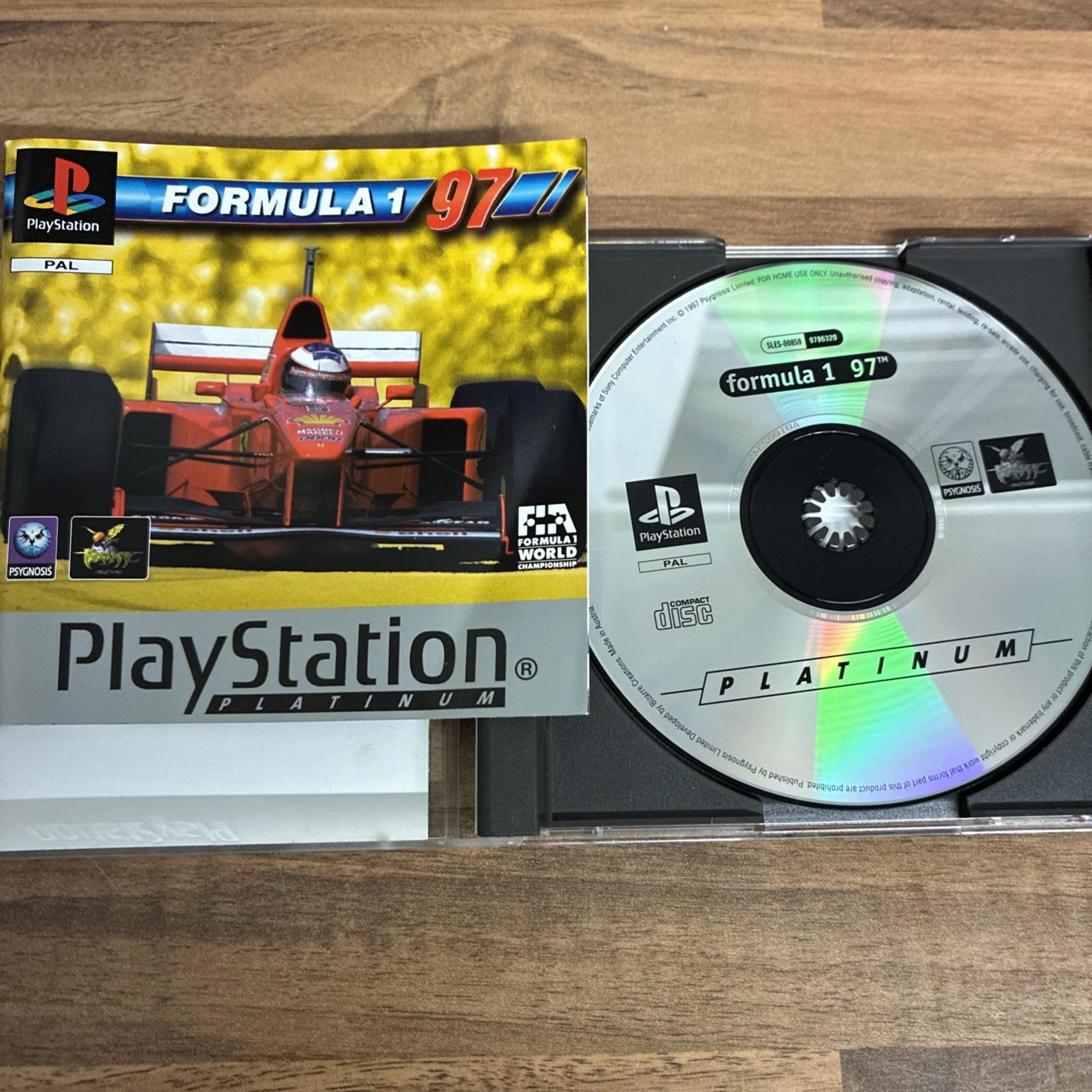 Formula 1 97 - Sony PlayStation 1 PS1 Game Complete With Manual