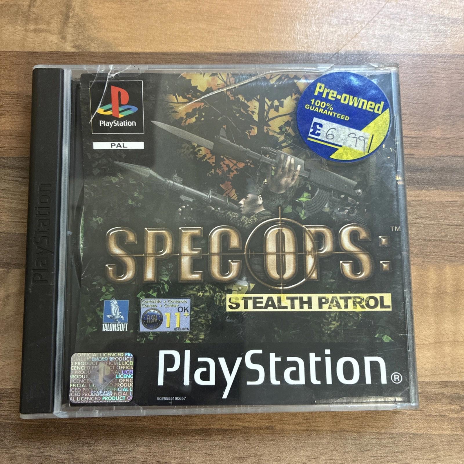 Spec Ops Stealth Patrol - Sony Playstation PS1 UK PAL