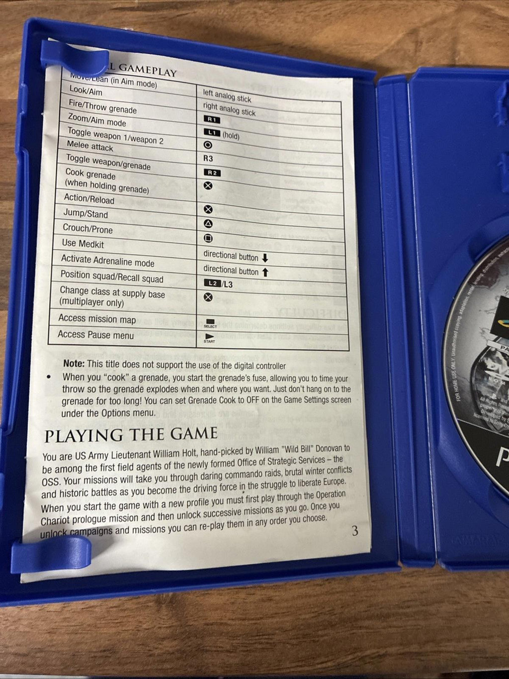 Medal of Honor: European Assault (PAL Sony PS2, 2005) *Mint* *Disc Perfect*