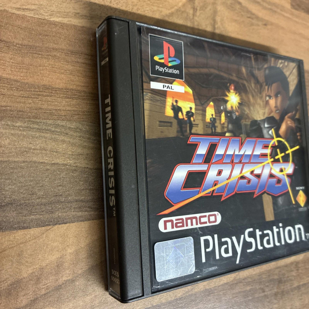 Time Crisis - Sony PlayStation 1, 1995, PS1,  Complete with Manual MINT!!