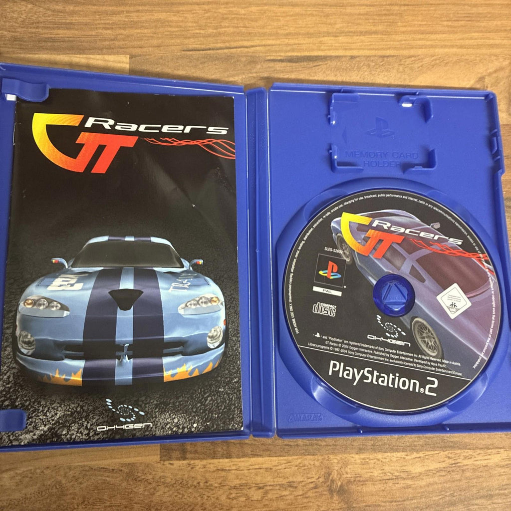 GT RACERS PlayStation 2 PS2 game with manual