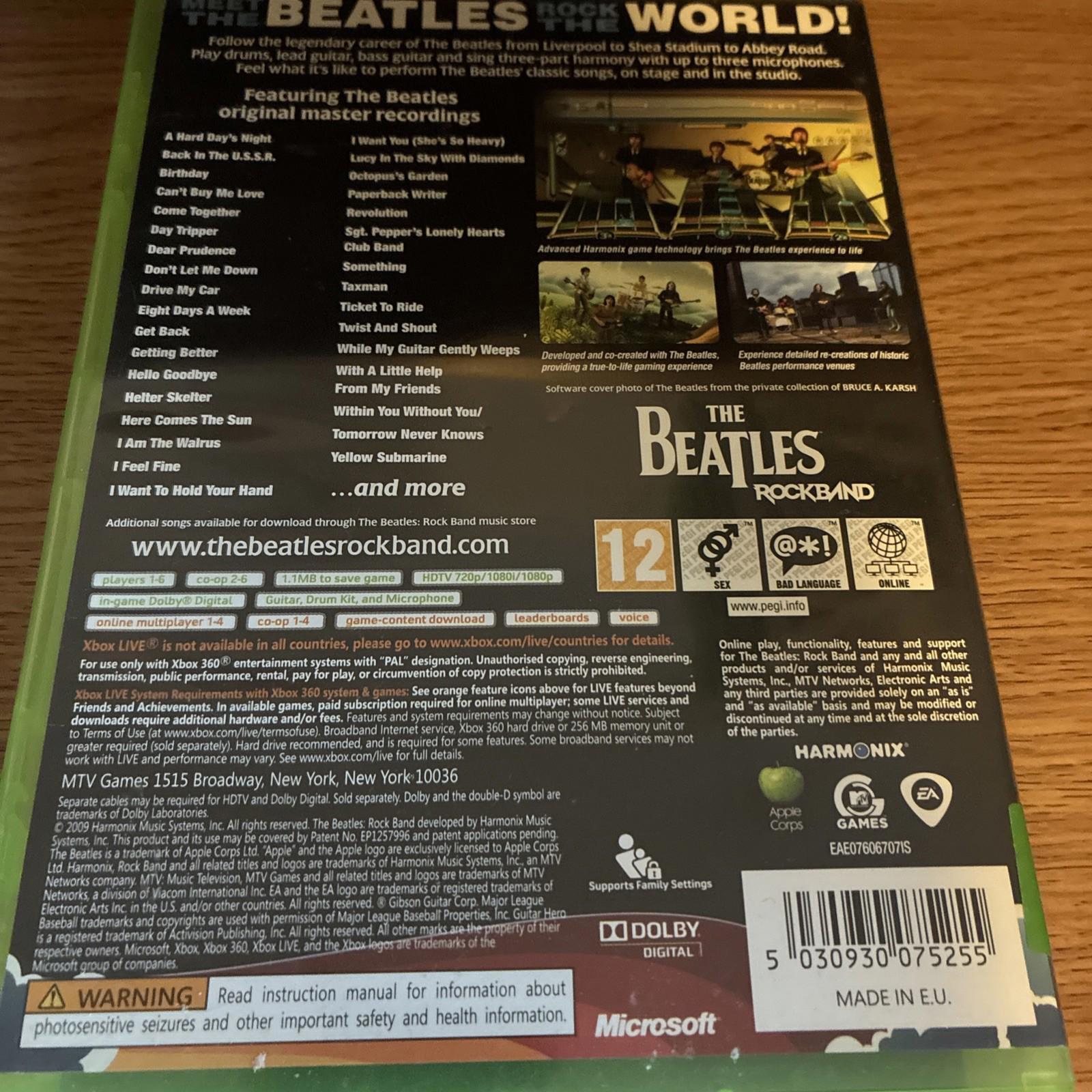 The Beatles: Rock Band (Microsoft Xbox 360, 2009)