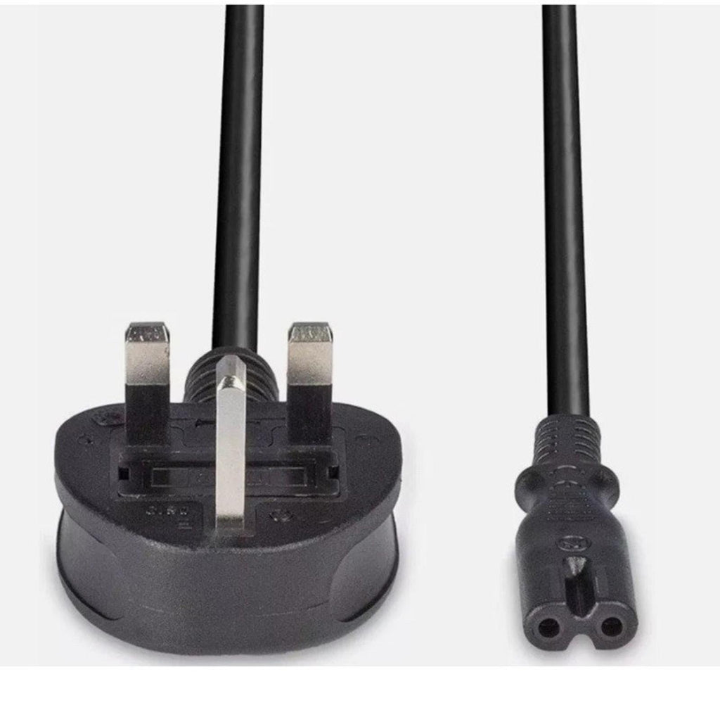 UK Figure 8 Power Cable - PlayStation/XBox/TV Mains/Laptop 5M Brand New