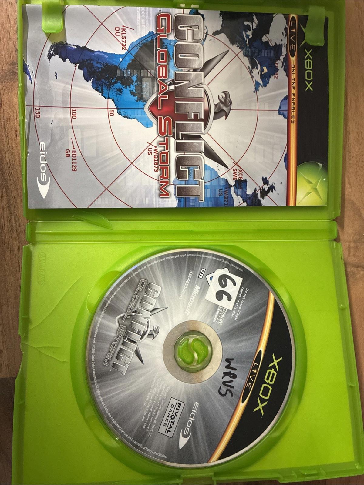 Conflict Global Storm (Microsoft Xbox, 2005) With Manual