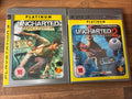 Uncharted 1 & 2 For PlayStation 3 Mint Condition! Includes Manual And Inserts