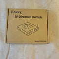 FOKKY HDMI Switch 4K@60Hz HDMI Splitter Bi-directional Switcher 2 In 1 Out