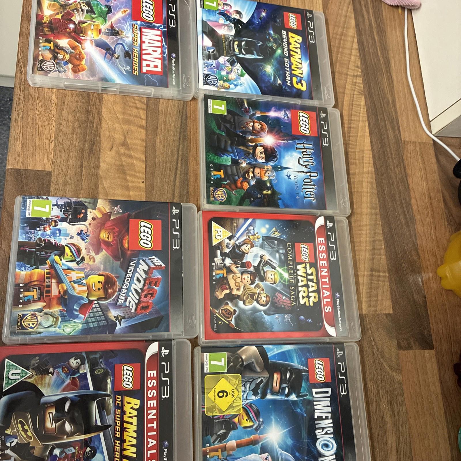 Lego Games -- Bundle of 7 Job Lot -- Sony Playstation 3 PS3 -- UK Seller --