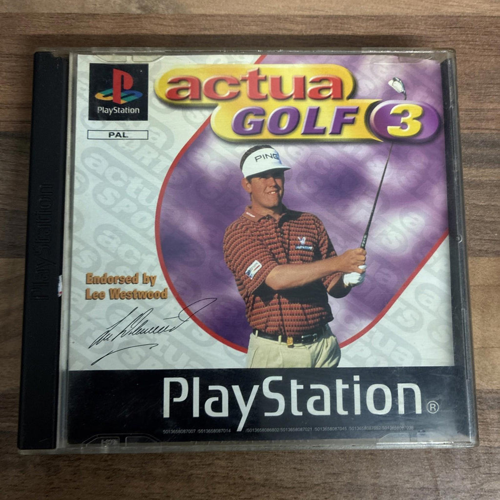 Actua Golf 3 - PlayStation 1 - Complete - Tested - PS1 Game