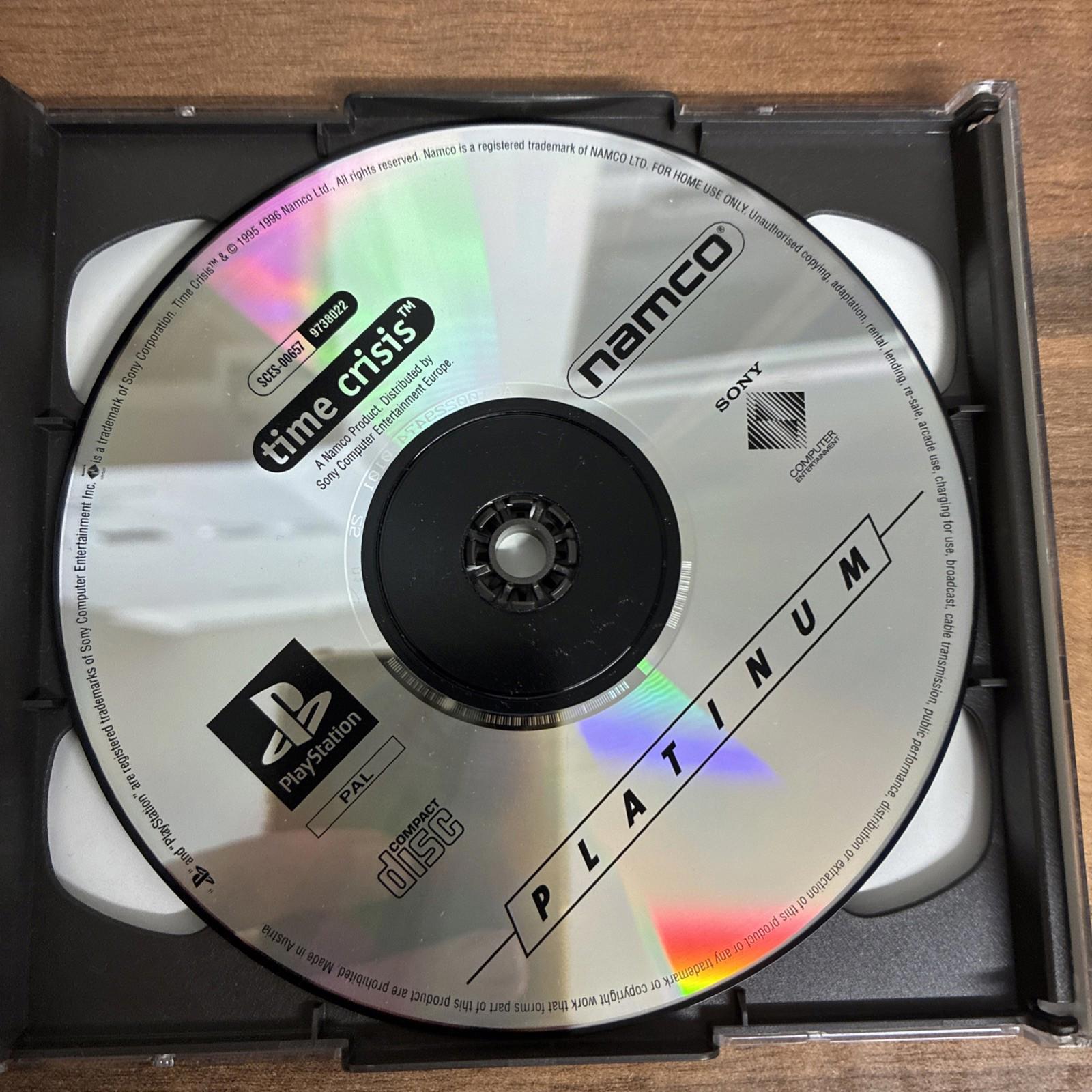 Time Crisis - Sony PlayStation 1, 1995, PS1,  Complete with Manual MINT!!