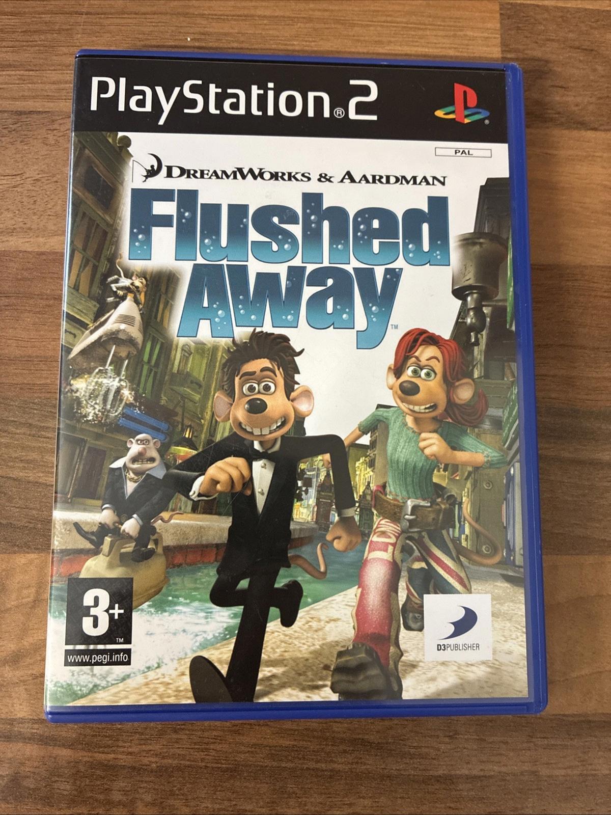 Flushed Away (Playstation 2 PS2 Game) Complete With Manual