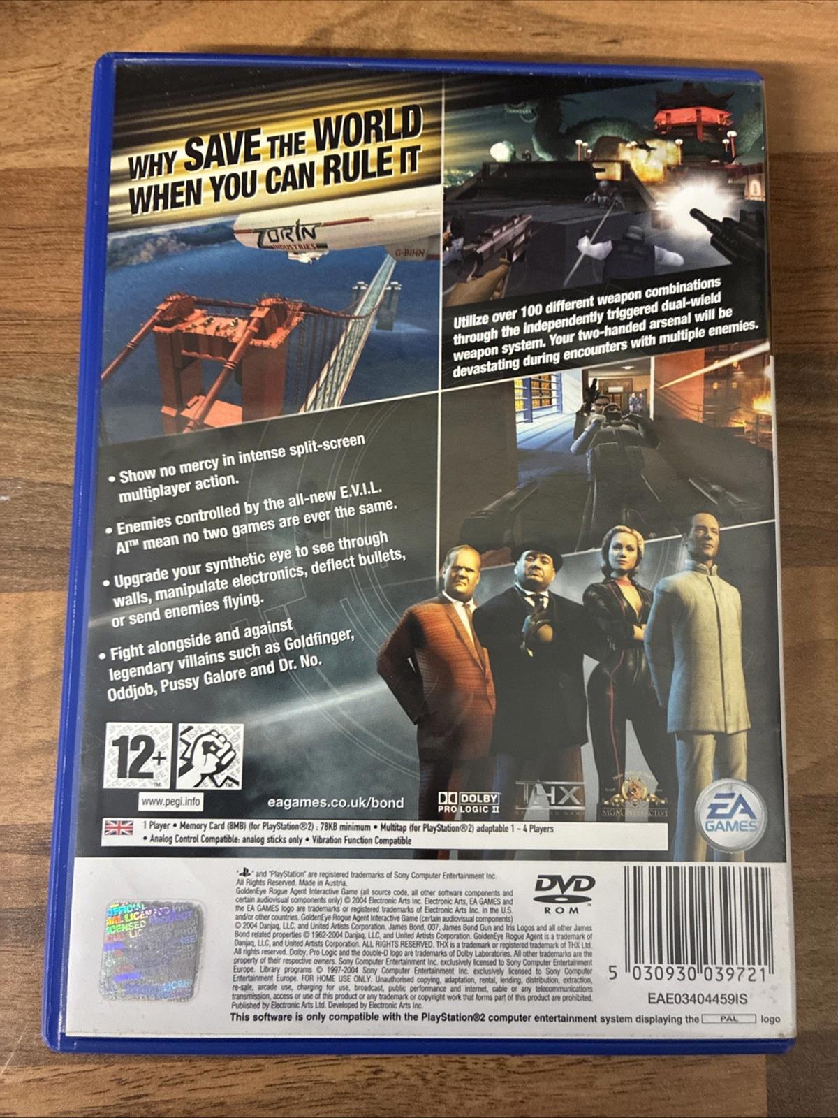 GoldenEye: Rogue Agent (Sony PlayStation 2, 2004) - US Version