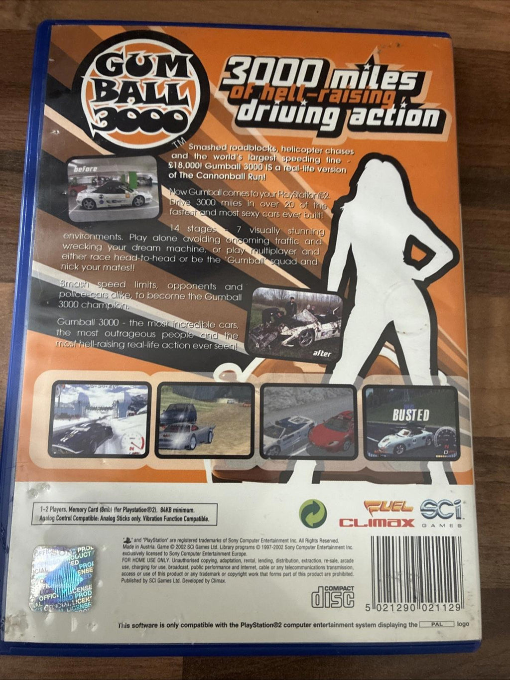 Gumball 3000 (Sony PlayStation 2, 2002)