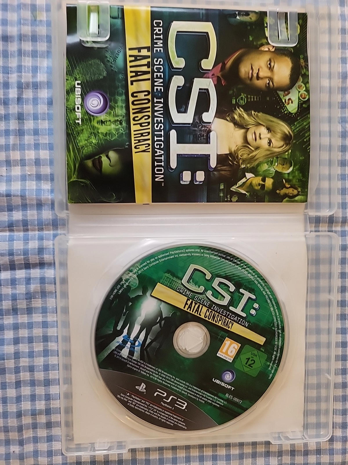 CSI: Crime Scene Investigation - Fatal Conspiracy (Sony PlayStation 3, 2010) PAL