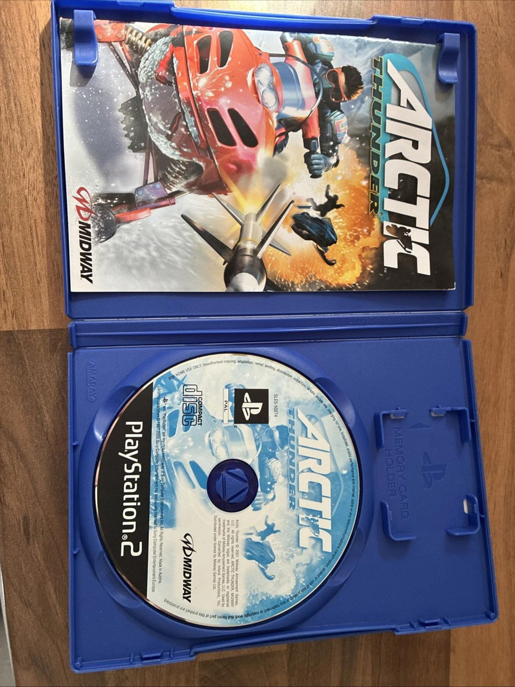Arctic Thunder (Sony PlayStation 2, 2001) Complete With Manual Mint