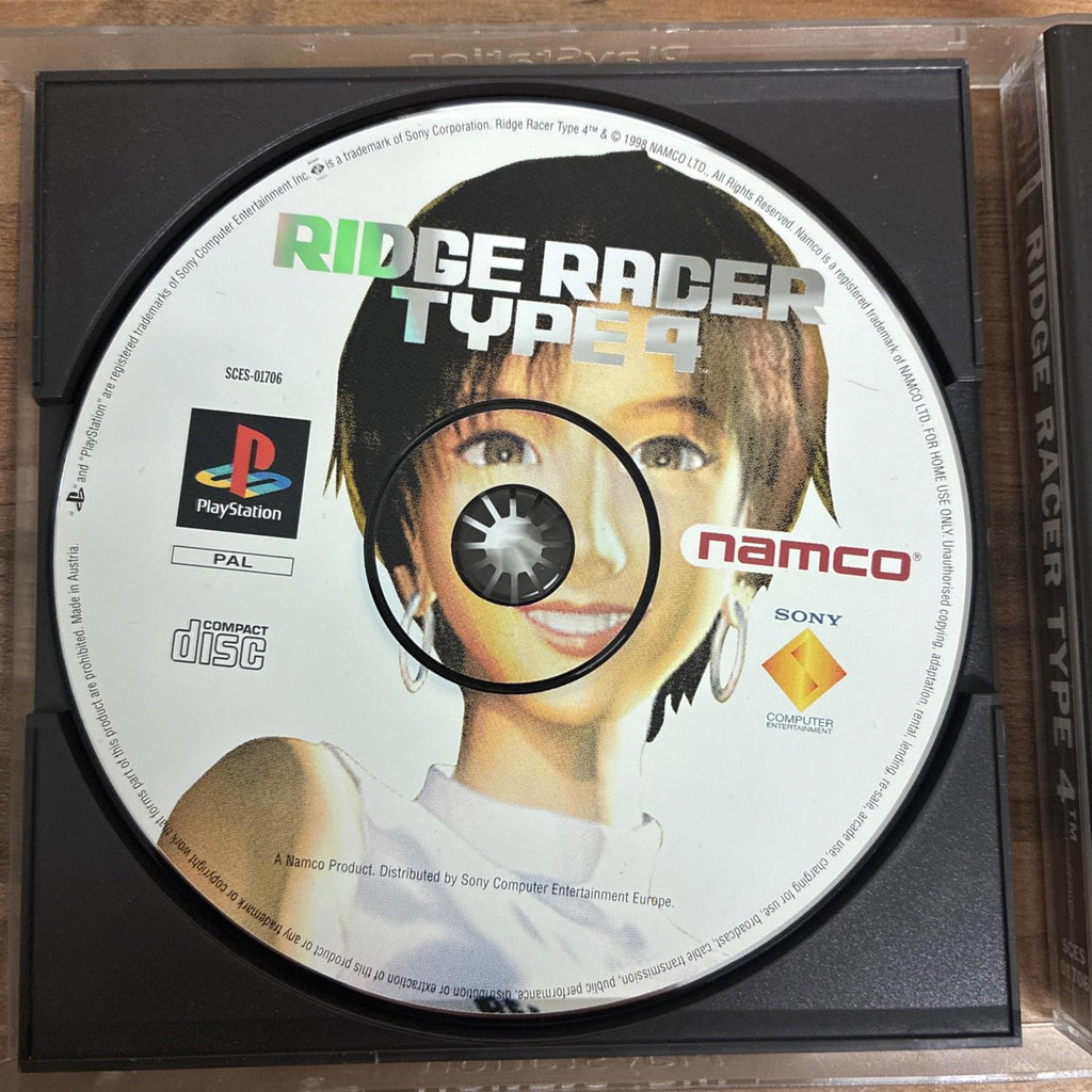 Ridge Racer Type 4 Sony PlayStation 1 (PS1) Complete With Demo (PAL)