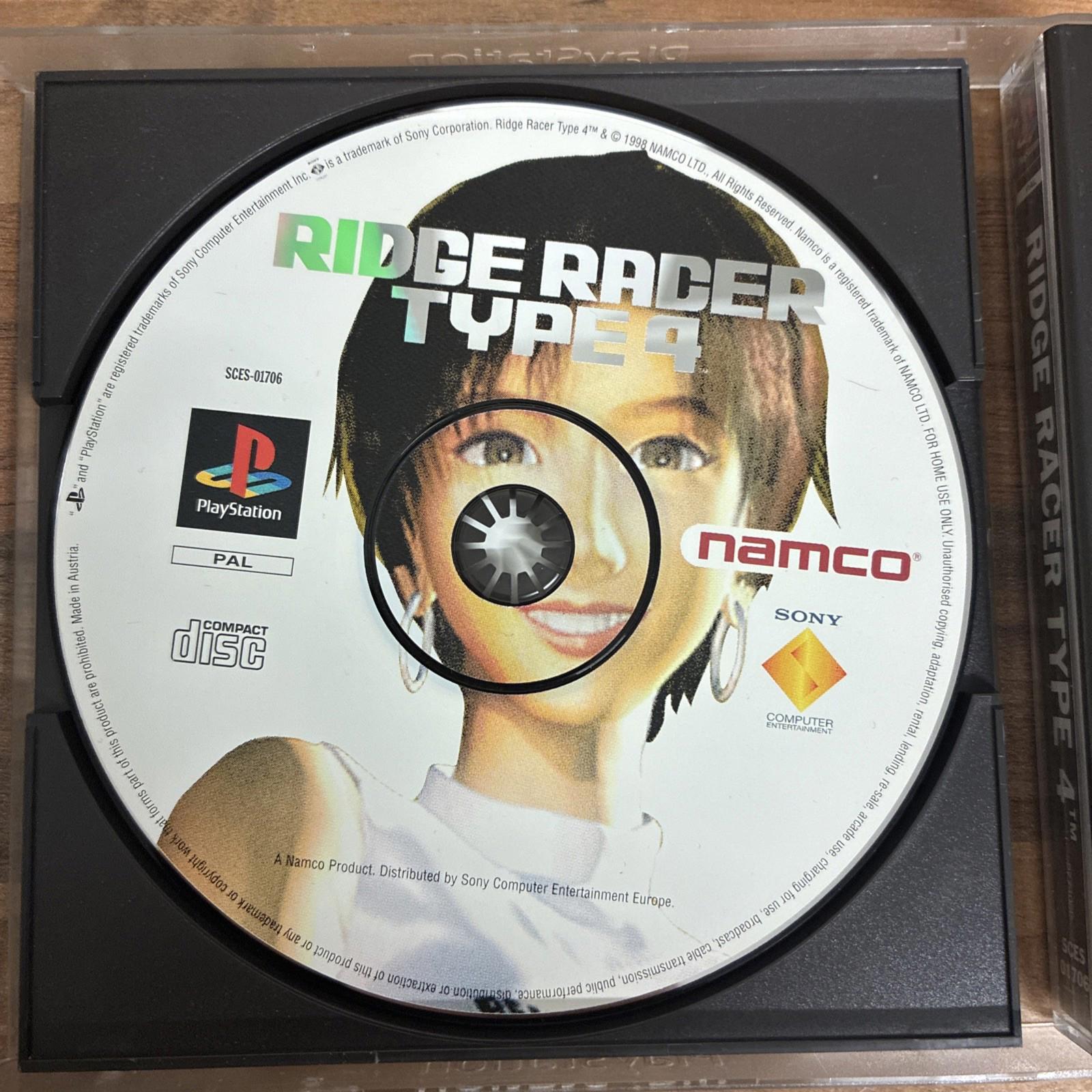 Ridge Racer Type 4 Sony PlayStation 1 (PS1) Complete With Demo (PAL)