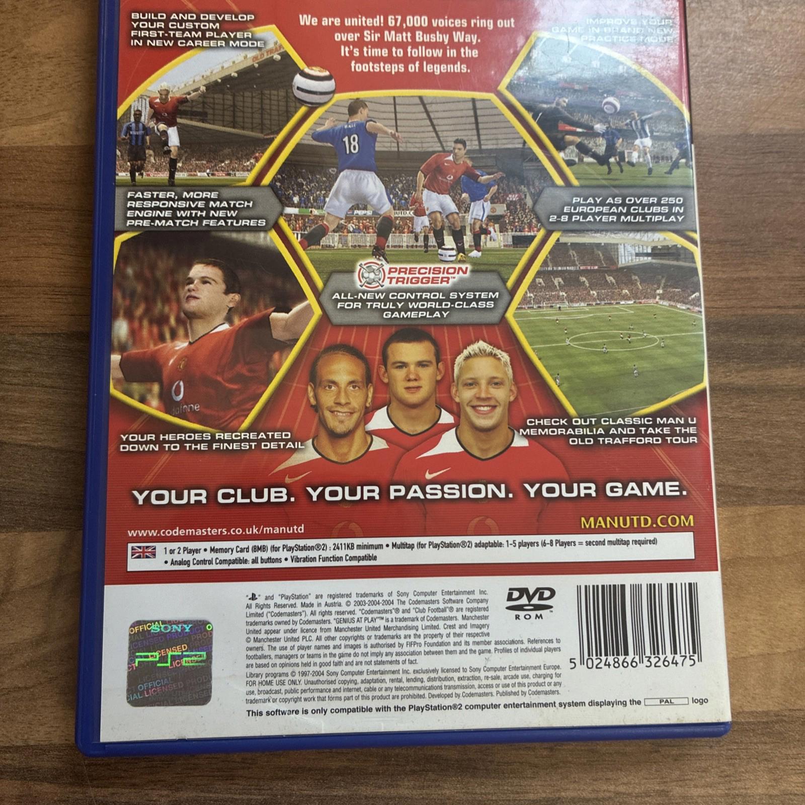 Manchester United Club Football 2003/04 Season (PS2) Absolutely mint condition!