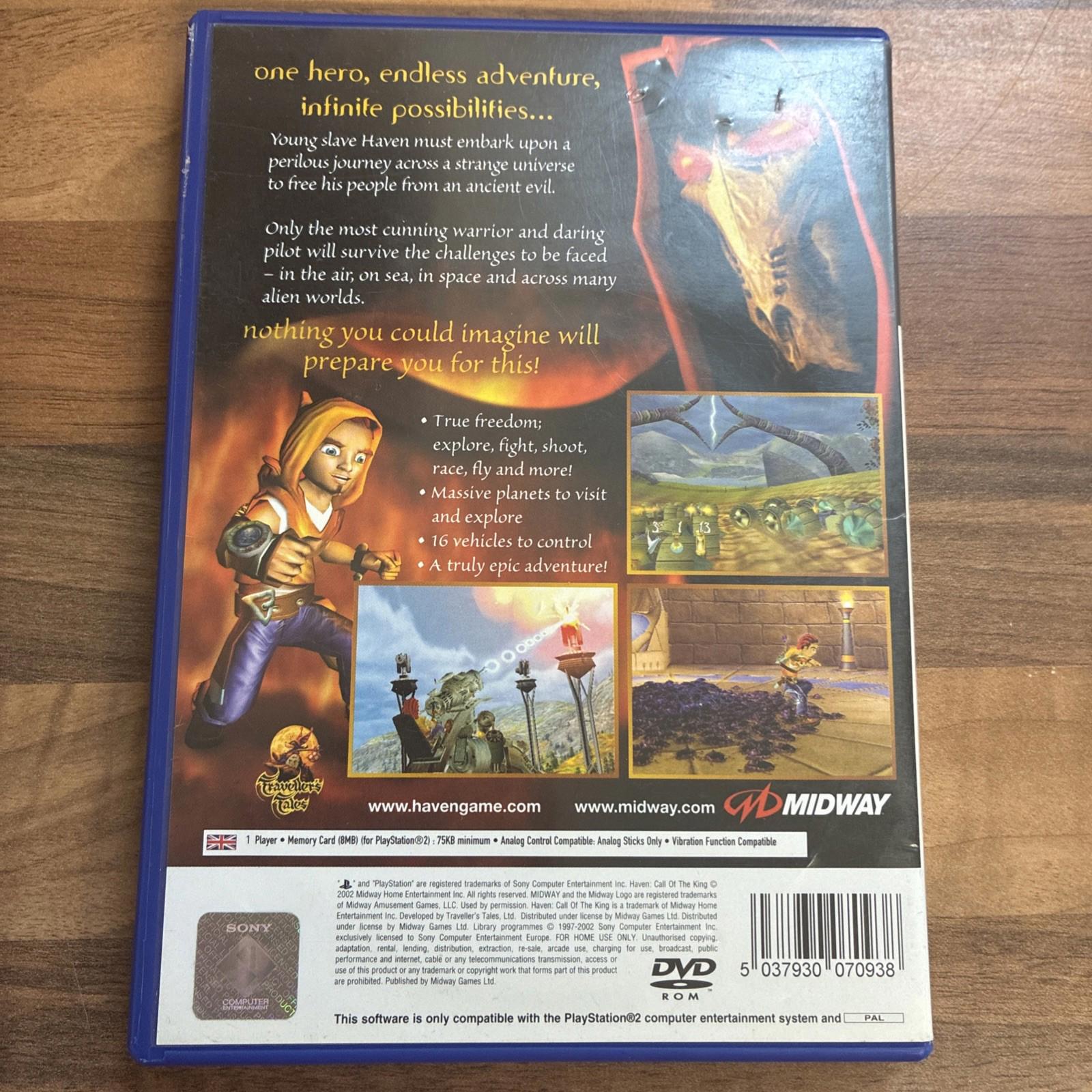 Haven Call Of The King PlayStation 2 Game Complete With Manual PS2
