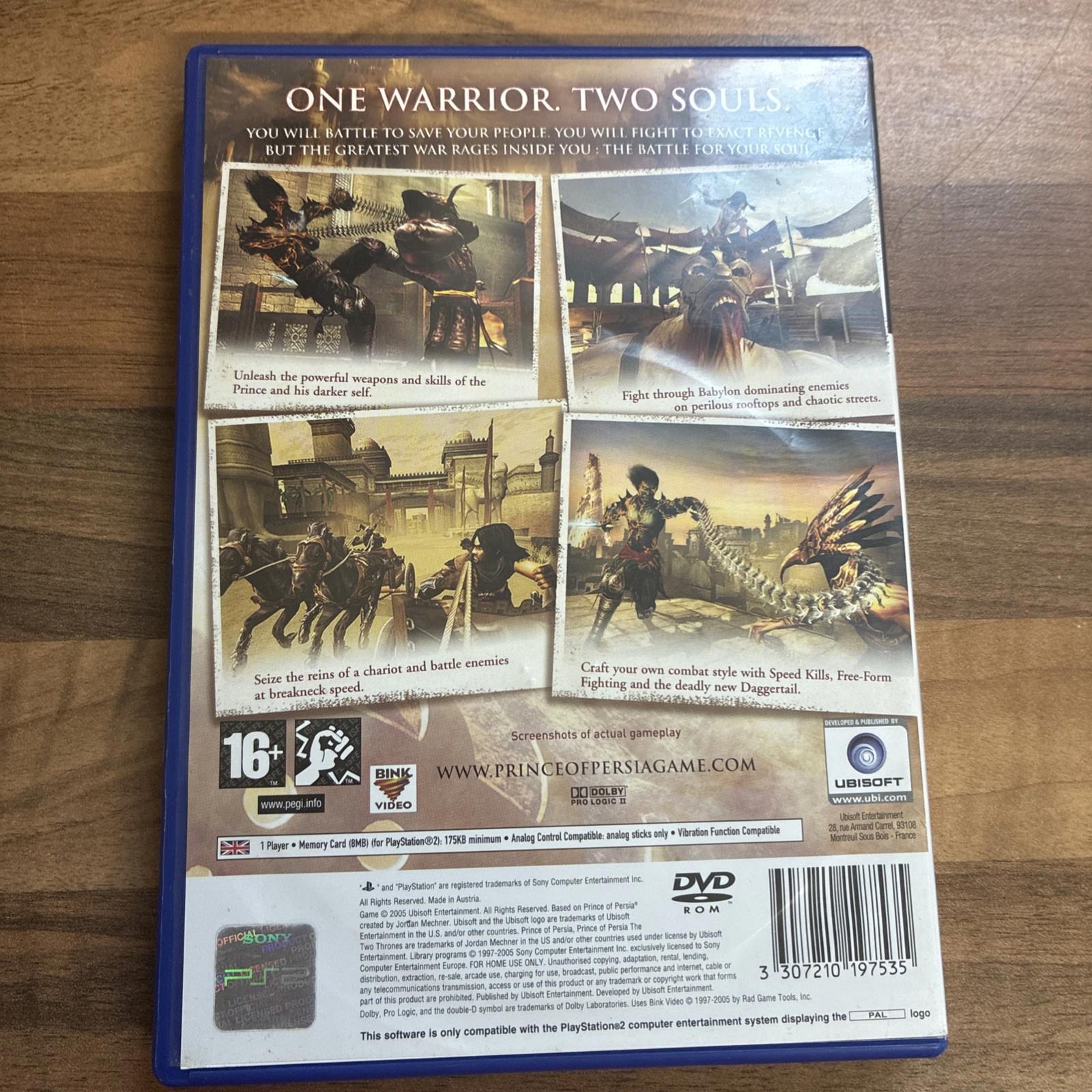 PlayStation2 : Prince of Persia: Two Thrones (PS2) with manual in VGC
