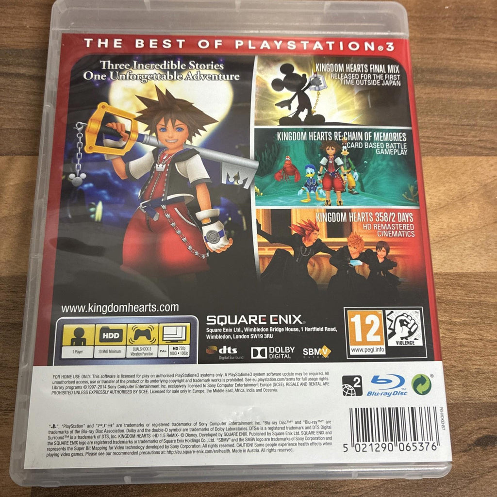 Kingdom Hearts HD 1.5 ReMIX (PS3) PEGI 12+ Adventure: Role Playing MINT
