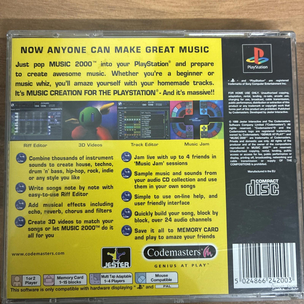 Music 2000 PS1 Complete