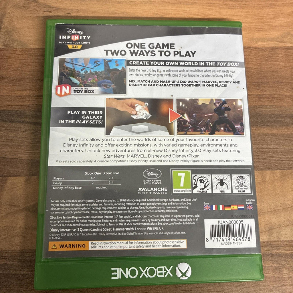 Disney Infinity 3.0 Software Standalone (Xbox One 2015) Video Game VGC