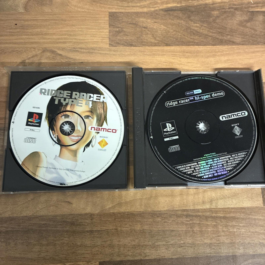 Ridge Racer Type 4 Sony PlayStation 1 (PS1) Complete With Demo (PAL)