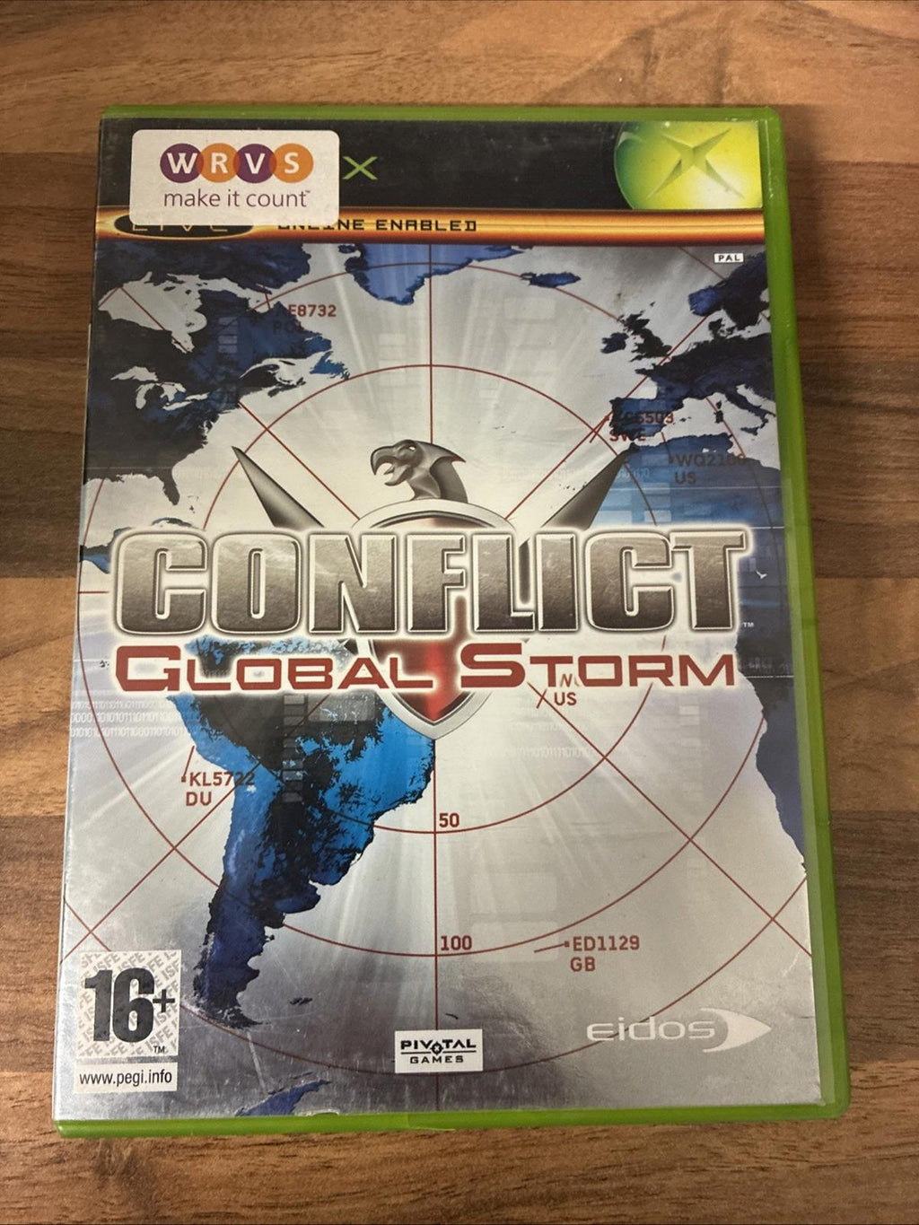 Conflict Global Storm (Microsoft Xbox, 2005) With Manual