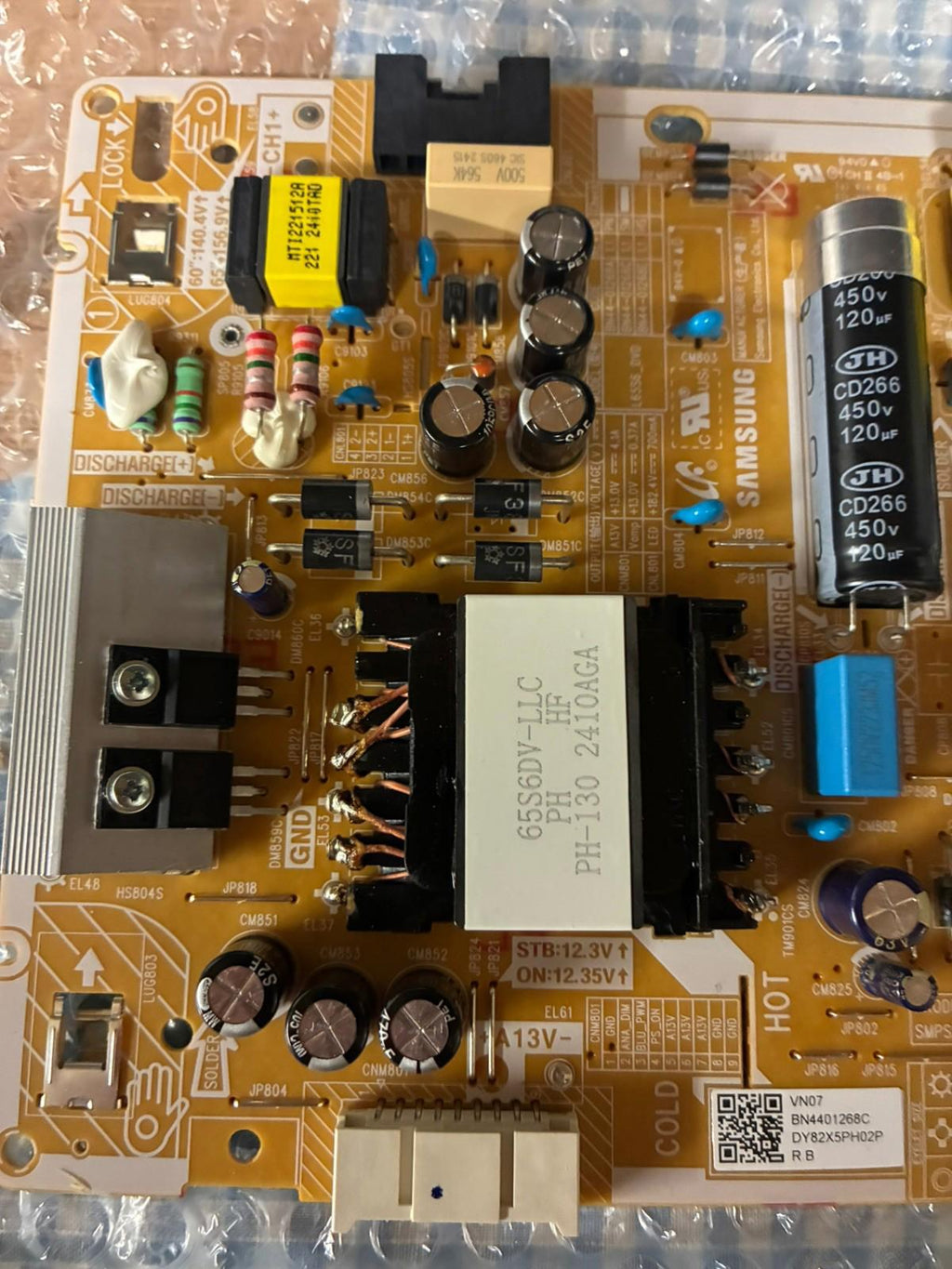 Genuine SAMSUNG POWER SUPPLY BN4401268C for DU7100 TV little use 6 month max