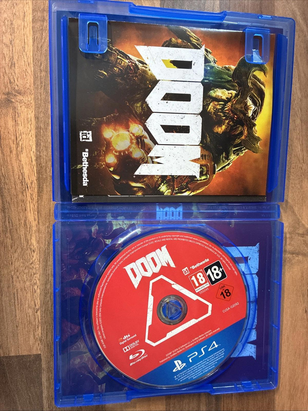 Doom (PS4, 2016) In Very Good Condition