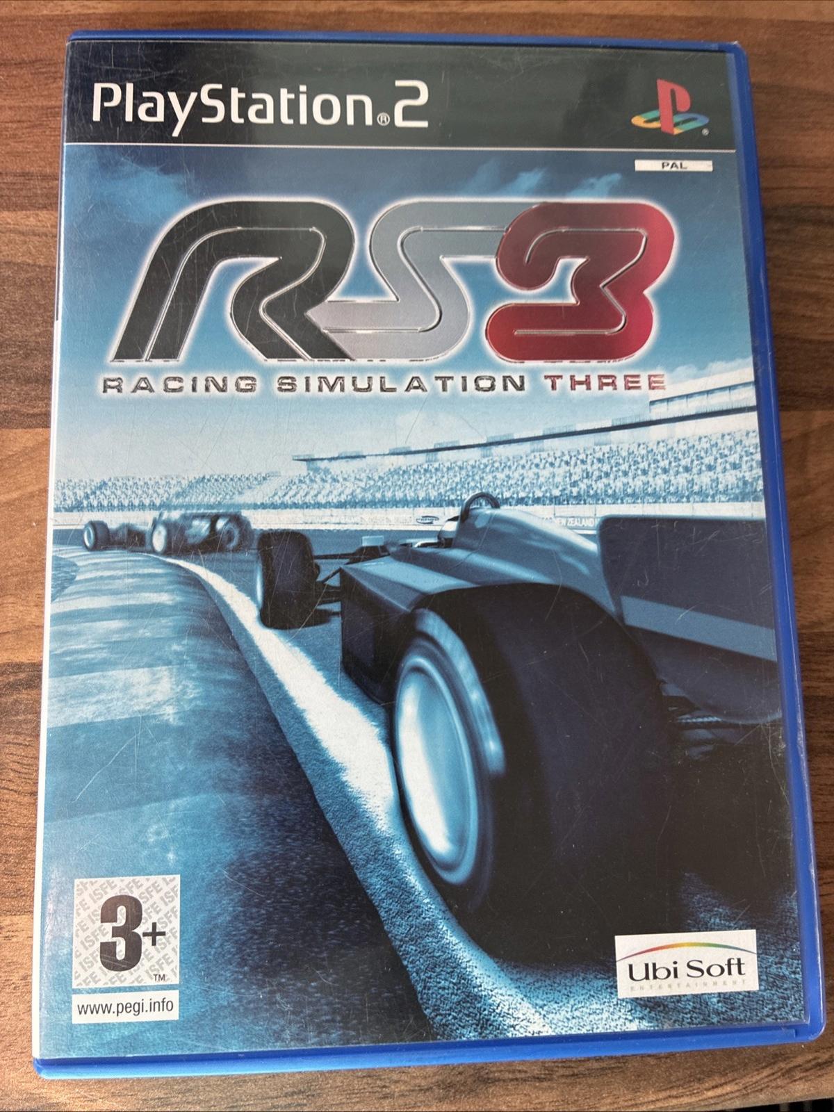 RS3: Racing Simulation Three (Sony PlayStation 2, 2003) - European Version