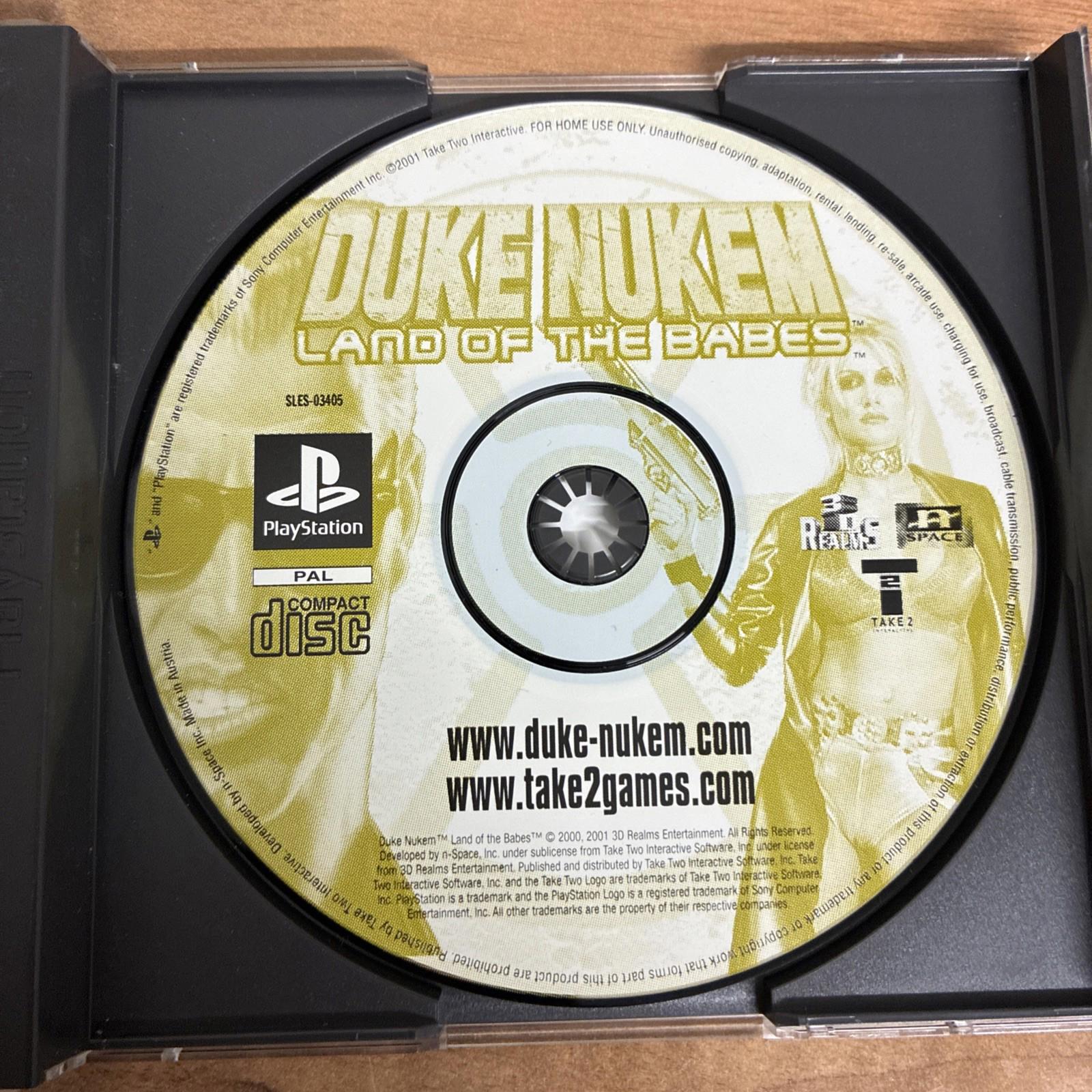 Duke Nukem Land of the Babes PS1 (COMPLETE) Sony PlayStation PAL PAL Near Mint!