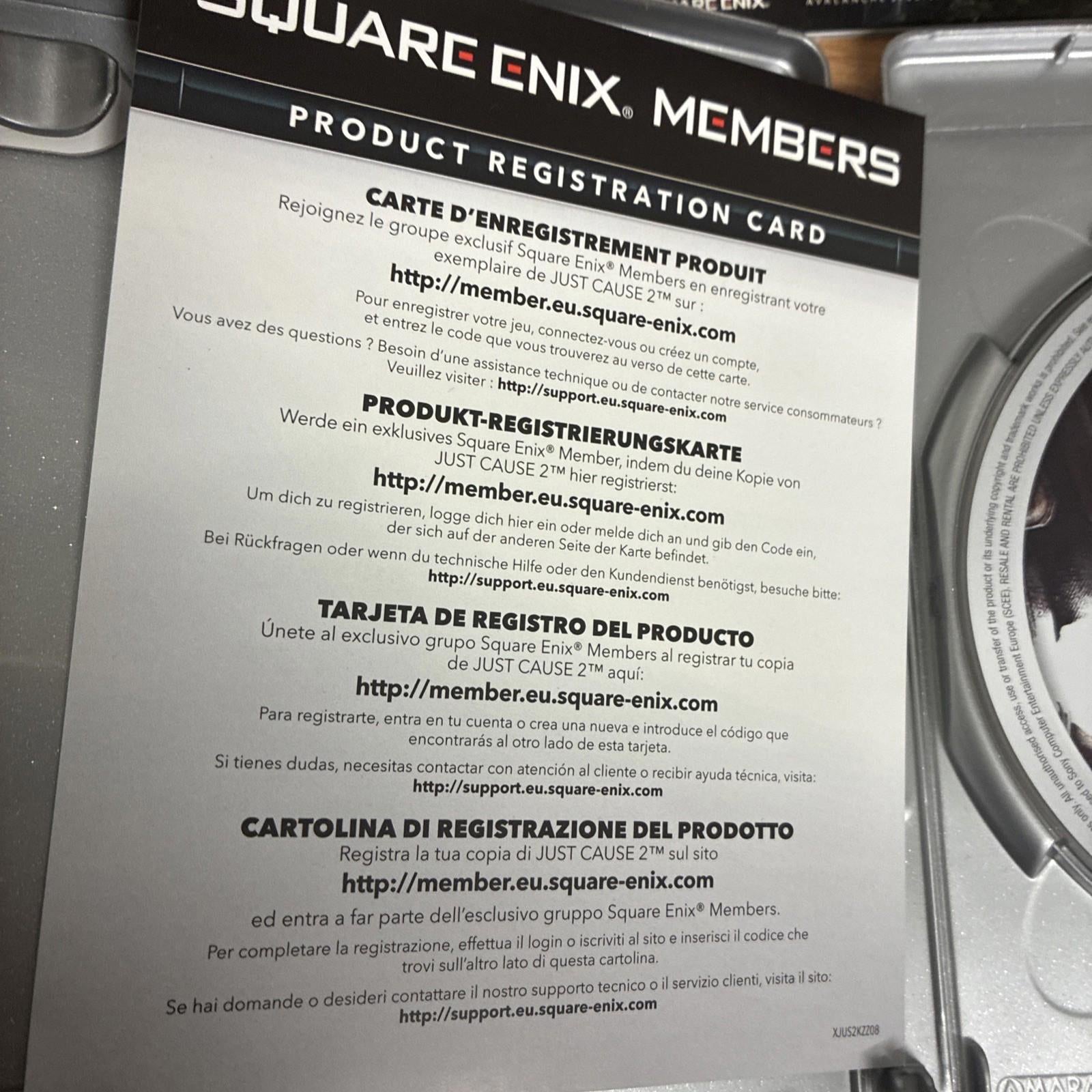 Just Cause 2 -- Platinum Edition (Sony PlayStation 3, 2010) - European Version