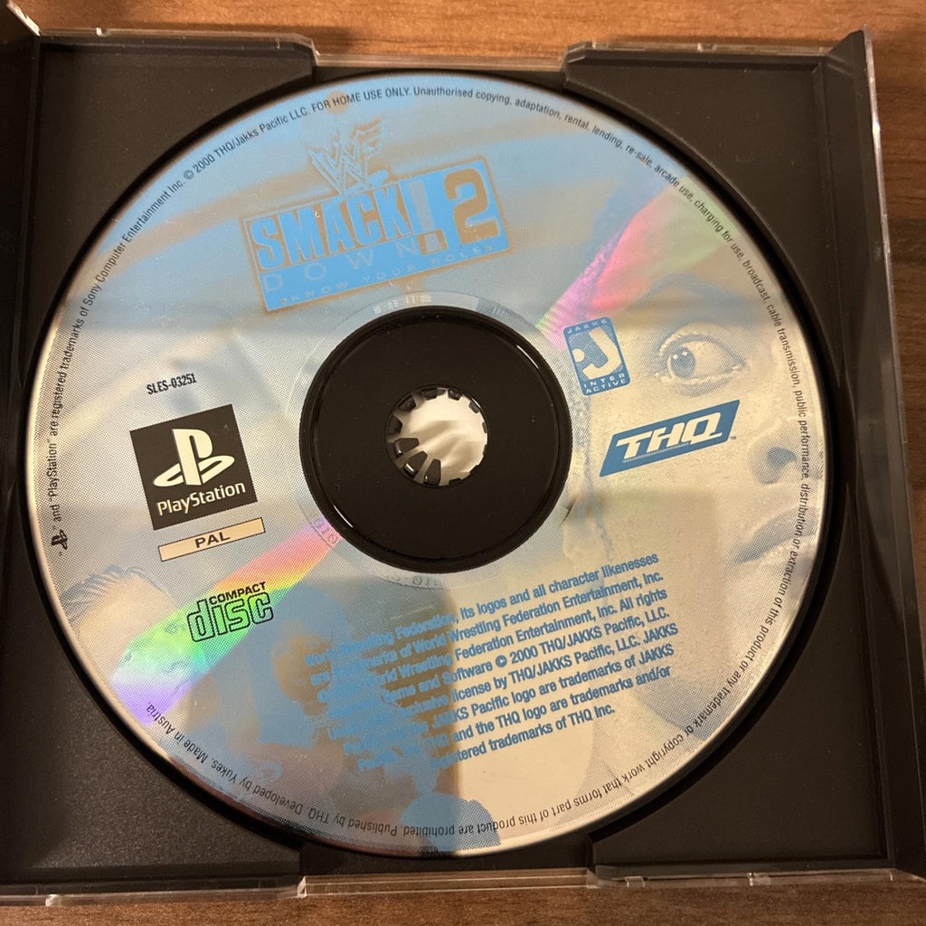 WWF SmackDown 2: Know Your Role (Sony PlayStation 1, 2001) - US Version