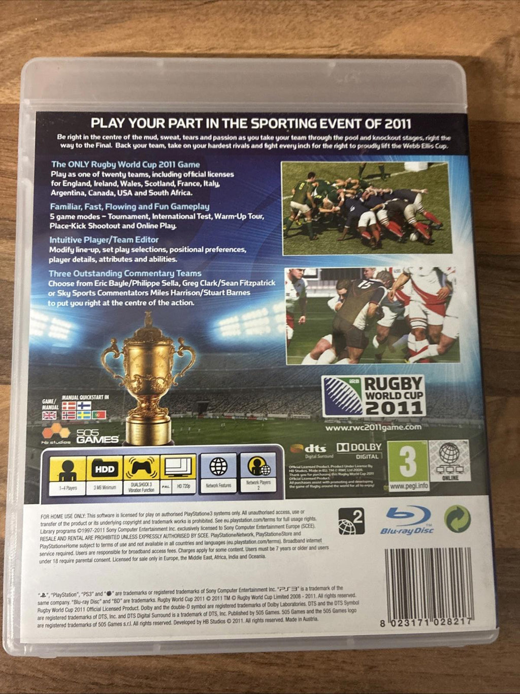 Rugby World Cup 2011 (PS3)-Good