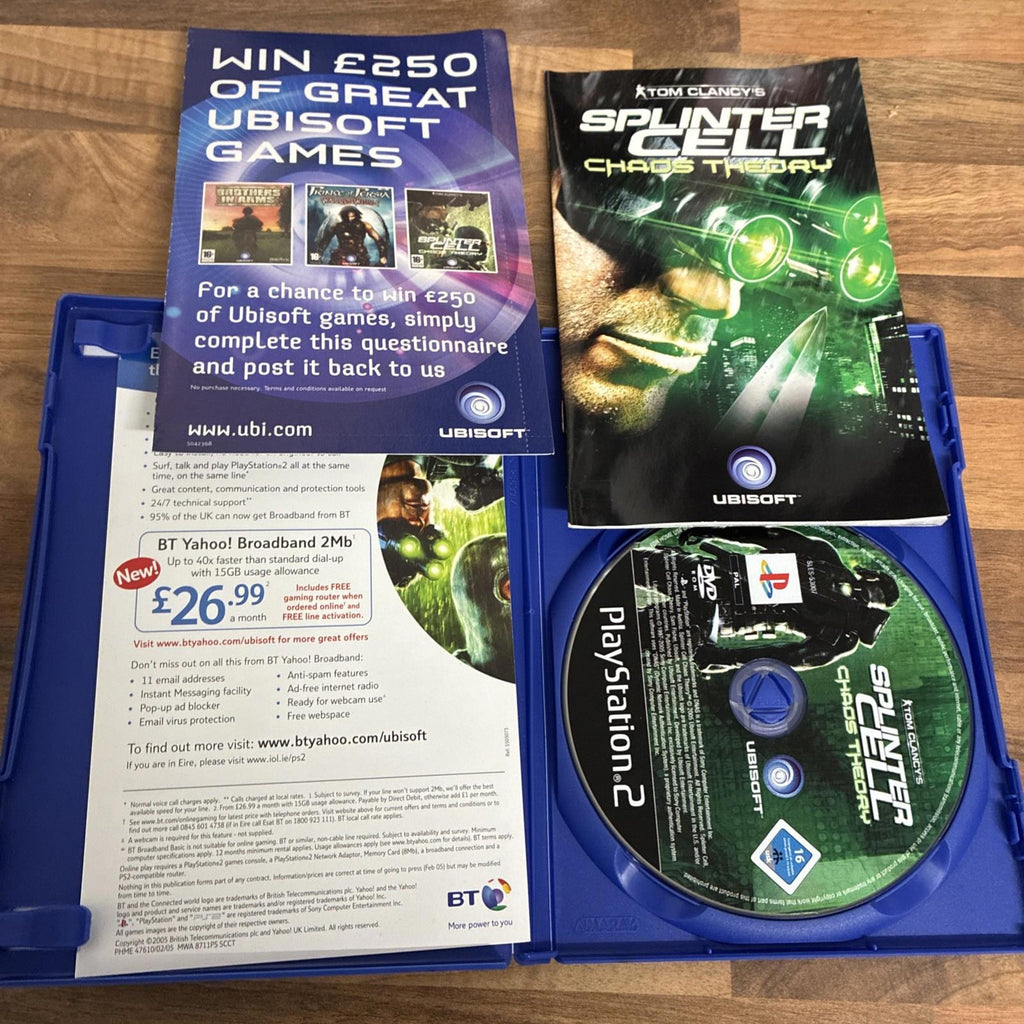 Tom Clancy's Splinter Cell Chaos Theory Sony PlayStation 2