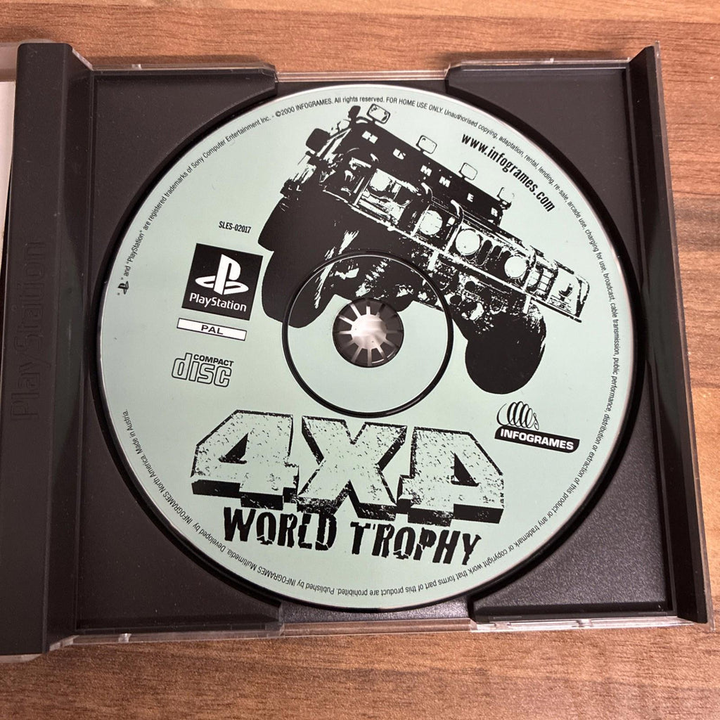 4x4 World Trophy Sony PlayStation 1 (PS1) Complete no  Manual (PAL)