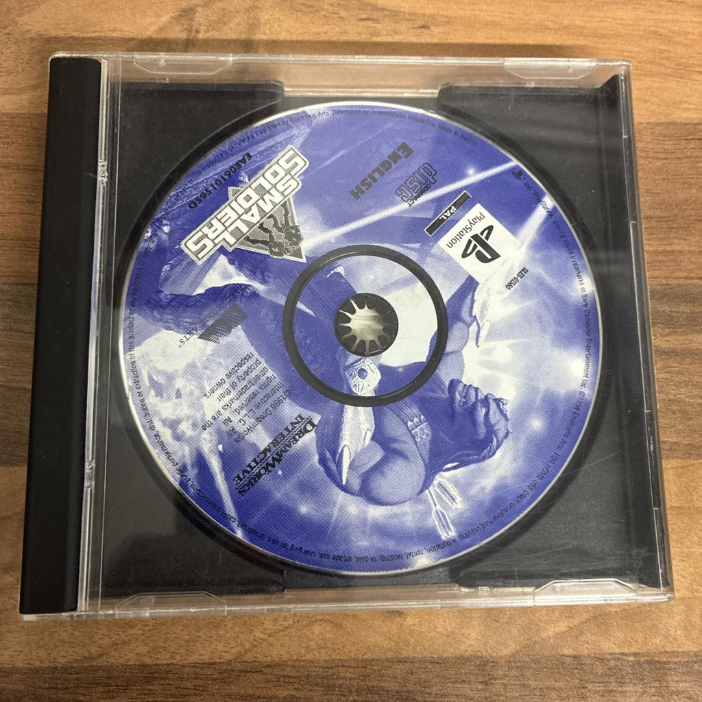 SONY PLAYSTATION PS1 - SMALL SOLDIERS CIB BLACK LABEL no cover/no manual