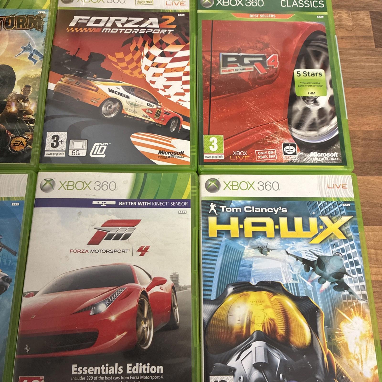 Xbox 360 Game Bundle x6 Inc Forza, HAWK, Bulletstorm & The Golden Compass VGC